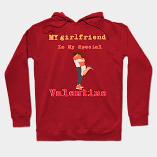 Girlfriend's Charm Tee: Embrace the Magic of Love this Valentine's Day Hoodie